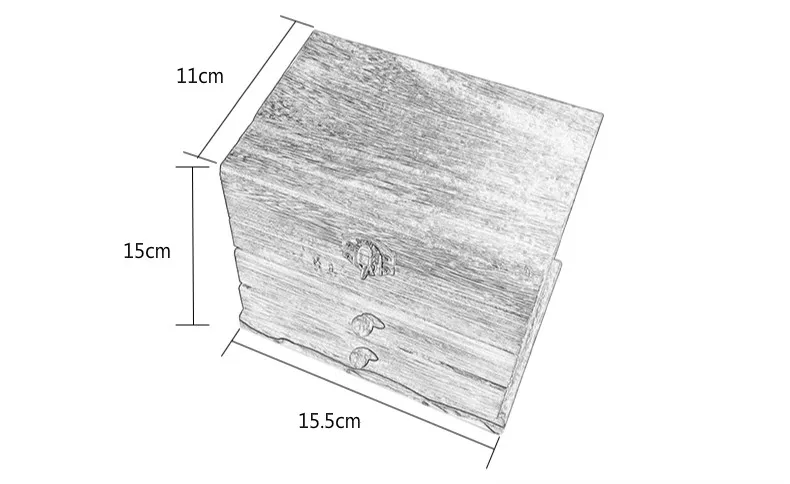 Винтажная деревянная шкатулка для ювелирных изделий с крышкой с выдвижным органайзером для макияжа крафтовые серьги ожерелье косметическая коробка для хранения чехол Красота шкатулка