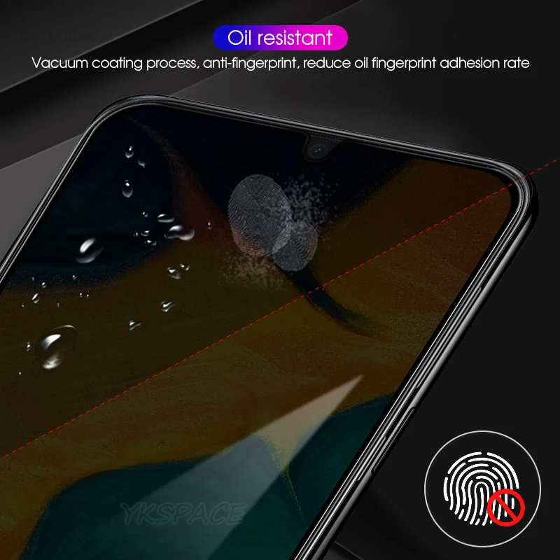 Полная защита экрана для samsung Galaxy A10 A20 A30 A50 A70 A80 A90 M10 M20 M30 S10e антишпионское закаленное стекло