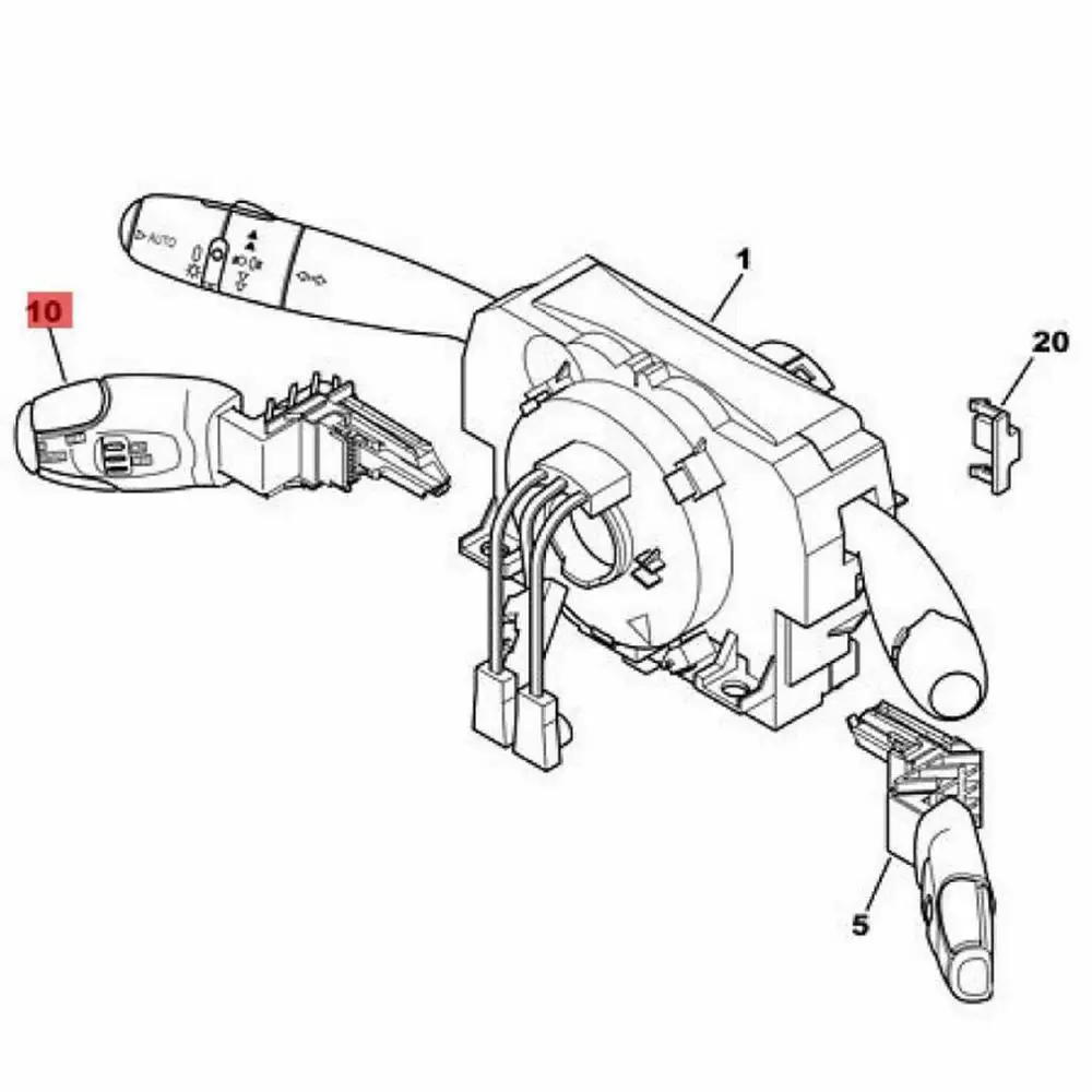 Новый переключатель круиз контроля для Peugeot Citroen 206 307 406 407 607 C5 C6 рулевого