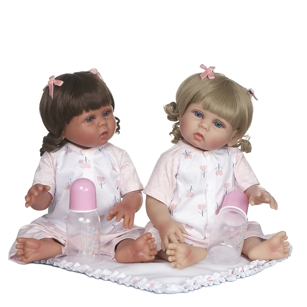 Decdeal Reborn Baby Doll силиконовая кукла для всего тела 19 дюймов реалистичные милые куклы
