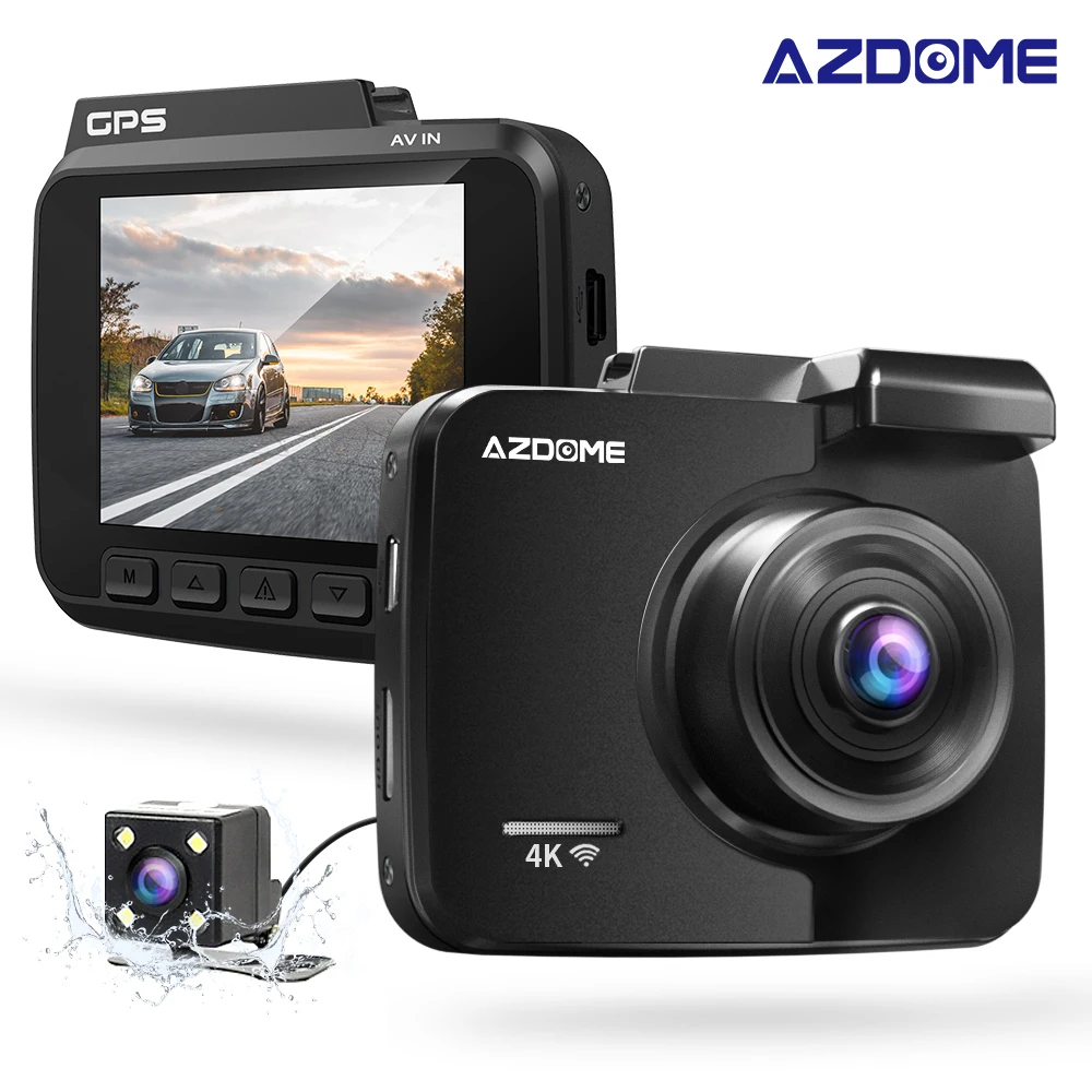 Видеорегистратор azdome m01 pro fhd 1080p 3 дюймовый с функцией ночного видения
