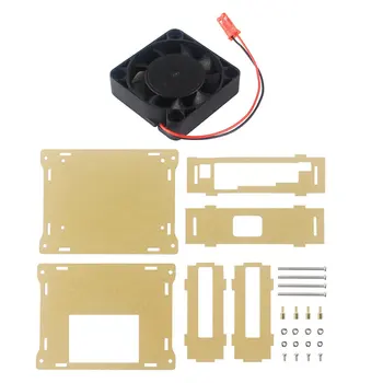 

Acrylic Box with Cooling Fan for NVIDIA Jetson Nano Cooler Housing Developer Kit With Fan Optical Shell