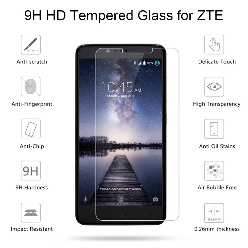 Закаленное стекло для ZTE Blade V10 Vita V9 V8 Mini V7 Lite V6 9H HD Защита экрана X5 X3 защитное