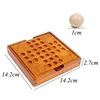 Wooden Board Game Chess Educational Toys French Classical Independent Diamond Chess Logical Thinking Training Toy Board Game 6