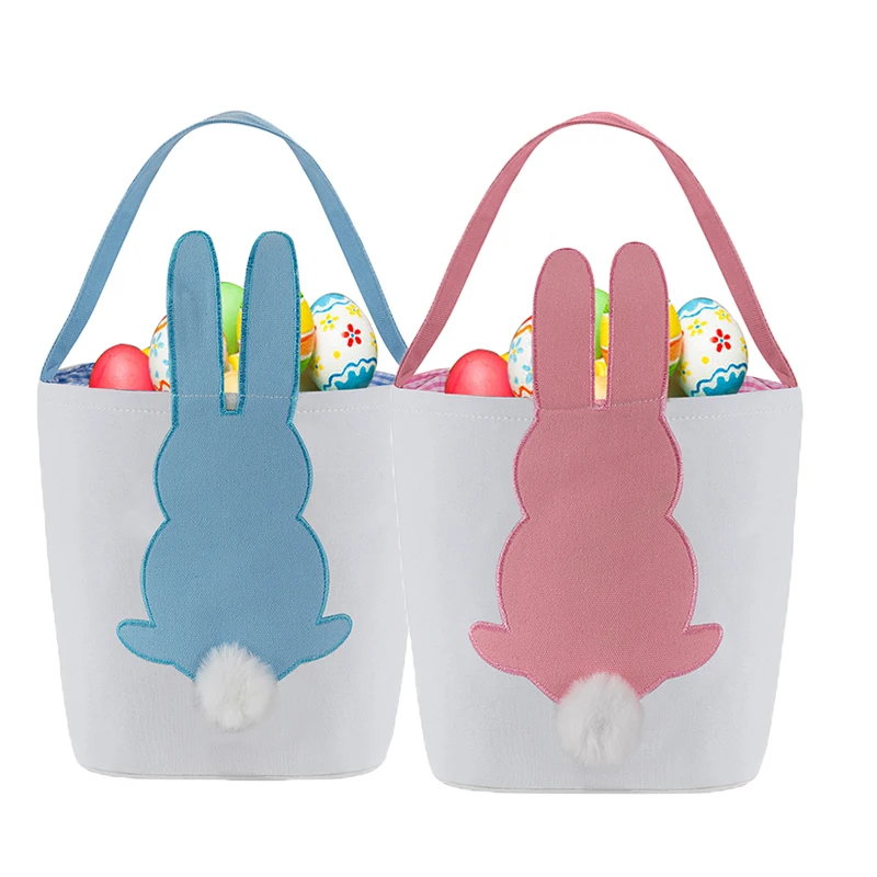 Kids Gifts Supplies Decoration Easter Bunny Ear Bags Rabbit Candy Basket Popular 