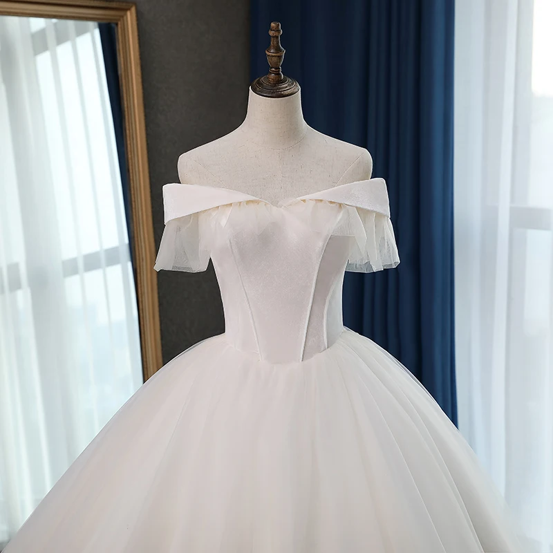 Fansmile новое качество Vestido De Noiva кружевные свадебные платья размера плюс Индивидуальные свадебные платья свадебное платье FSM-066F