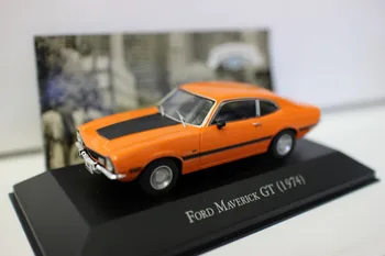 

Free Shipping 1/43 Simulation Alloy Model Ford Maverick GT 1974 Ford Model