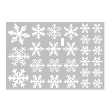 

Christmas Window Glass Hanging Decoration Stickers Shopping Mall Decoration Snowflake Wall Stickers AMJ301