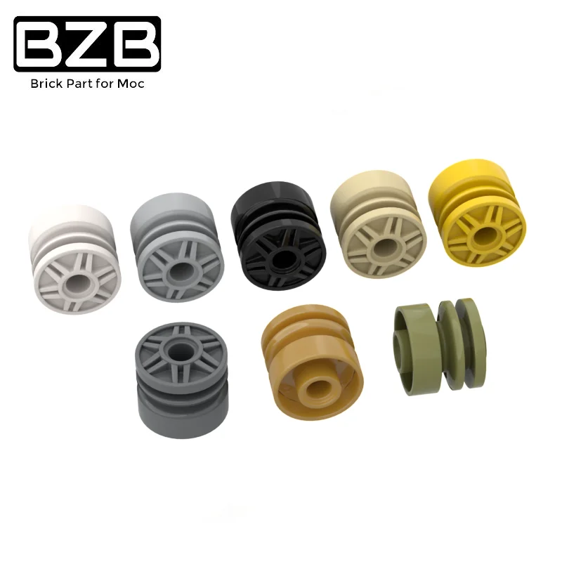 BZB MOC 55981 18x14mm Wheels High-tech Building Block Model Kids Toys DIY High-tech Brick Parts Best Gifts bzb moc 35669 wild racing supercar jesko building block model home decoration parts bricks kids diy toys brithday best gifts