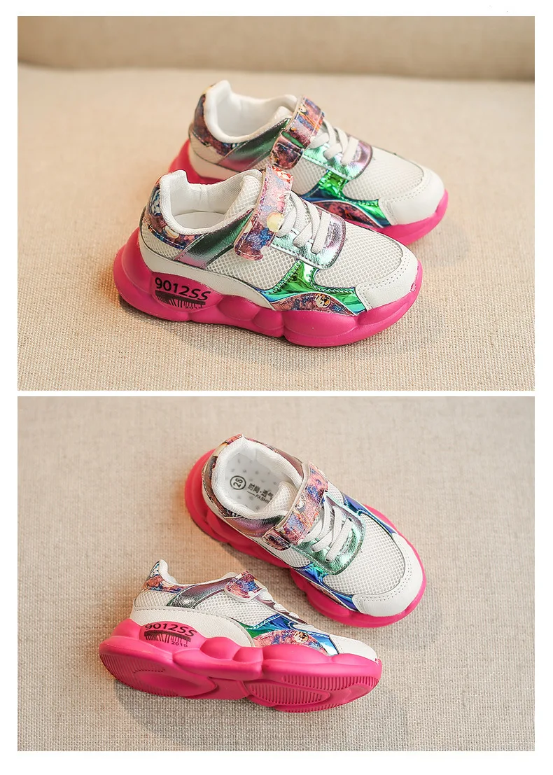 Girls sports shoes summer new children's net shoes breathable mesh face hollow boy mesh white shoes