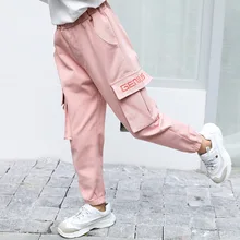 Комбинезон для девочек; детские длинные штаны; коллекция года; осенне-зимняя одежда; повседневные штаны для девочек; осенние спортивные штаны для больших мальчиков