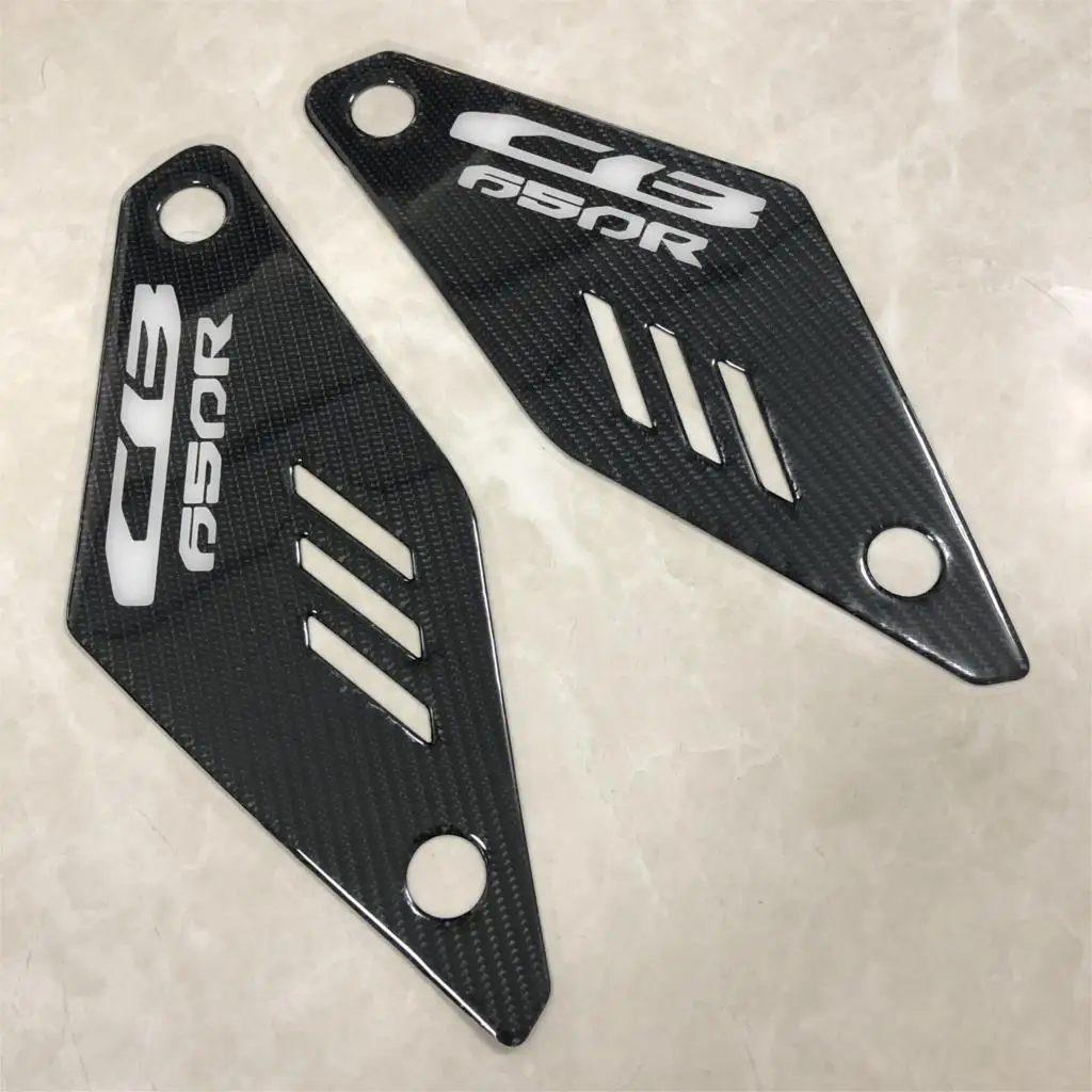 Для Honda CB650R наклейка на боковую крышку корпуса s светоотражающий шрифт CB 650R 3D рисунок из углеродного волокна защитная наклейка наклейки