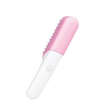 

USB Rechargeable Battery Operated Pet Massage Comb Home Safe Ozone Cleaning Dogs Cats Silicone Grooming Puppy Mini Portable