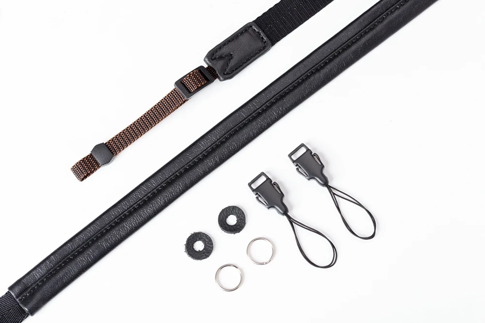 Original Genuine Leather+Webbing Handmade Camera Shoulder Strap Neck Belt for Canon/Nikon/Sony/Panasonic/Sigma/Olympus/Fuji