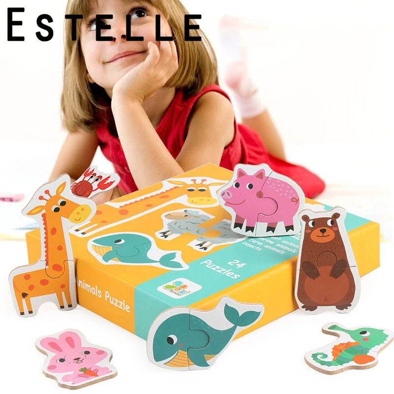 Большие соответствующие головоломки игры дети раннего обучения карты мой первый