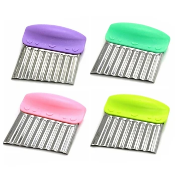 

New French Fries Cutter, Stainless Steel Potato Chips Making Peeler Cut Vegetable Kitchen Knives Fruit Tool Knife Accessories (c