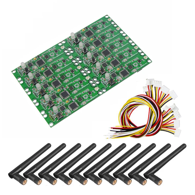Scheda Modulo Pcb Wireless Dmx 512 Con Antenna Trasmettitore E Ricevitore 2 In 1 Per Il Controllo Delle Luci Del Partito Del Controller Dmx A Testa Mo