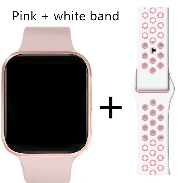 Часы SmartWatch IWO 11, gps, Bluetooth, умные часы, 1:1, умные часы, 44 мм, пульсометр, кровяное давление IWO 8, 10, обновление для Apple, iOS, Android - Цвет: Розовый