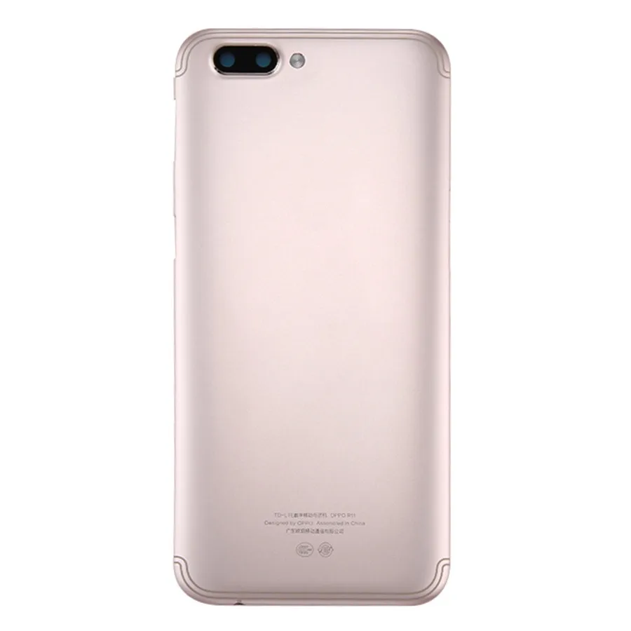 Золотистый Запасная часть батарейный чехол для OPPO R11 Крышка батарейного отсека задняя крышка - Цвет: Золотистый