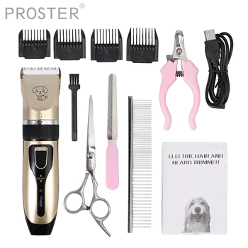 

Pet Dog Clipper Grooming Trimmer Animal Hair Professional Electric Shaver Kit
