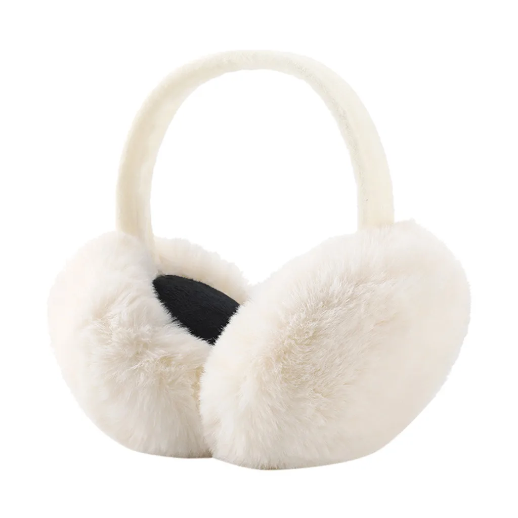 Orejeras de Felpa de Invierno Alyphiin Calentadores de Orejas de Lana de Punto Para Mujeres y Hombres Calentador de Orejas C/álida Plegable