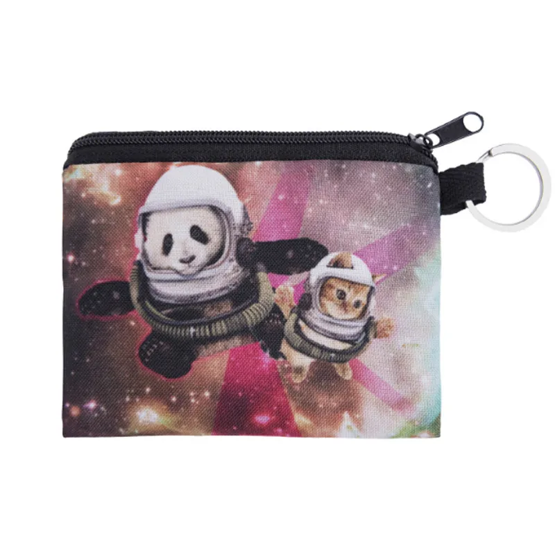 

1Pc Galaxy Panda Cat 3D Printing Makeup Bag Women Cosmetic Bag Trousse De Maquillage Travel Organizer Necessaire Pencil Case