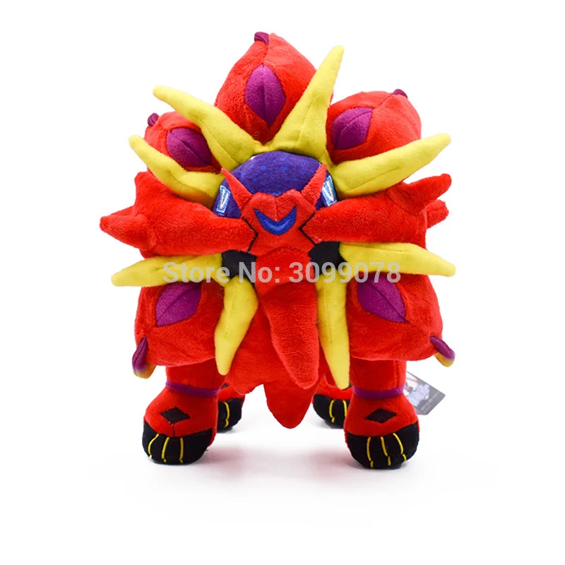 Takara Tomy Pokemon плюшевый поступление красный белый Solgaleo мягкие игрушки для детей куклы 25 см детские игрушки подарки