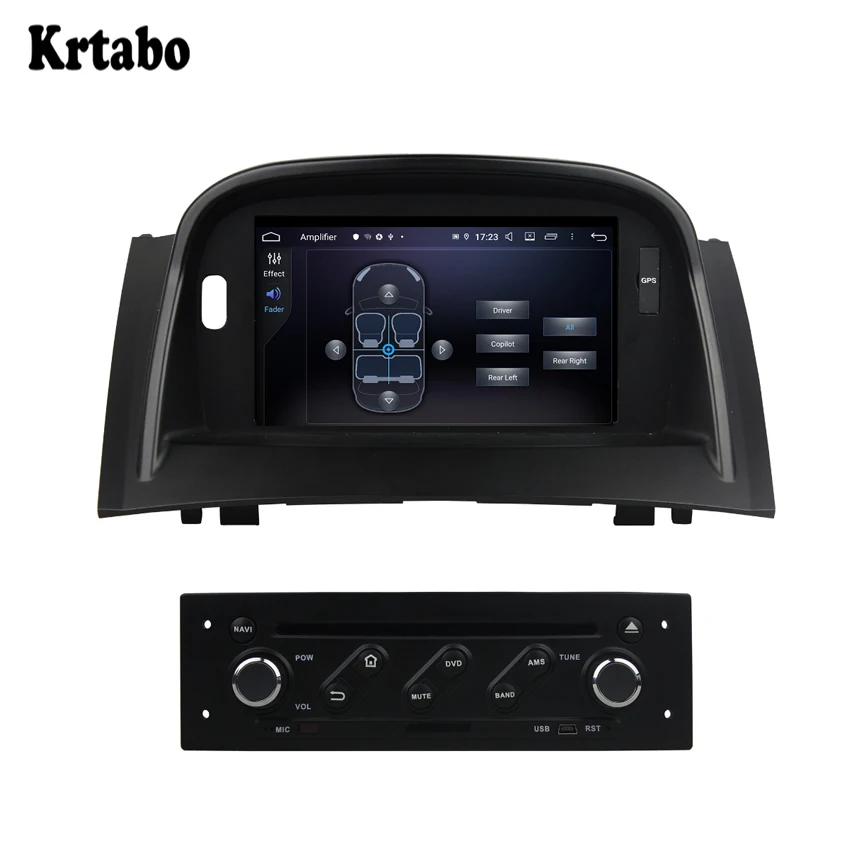 For Renault Megane II 2004-2009 smart car navigation reversing image control large screen one machine recorder support DVD