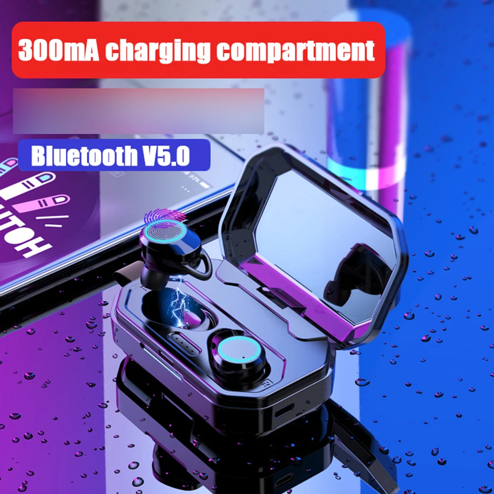 X6 TWS беспроводные Bluetooth наушники V5.0 наушники-вкладыши мини гарнитура 3D стерео