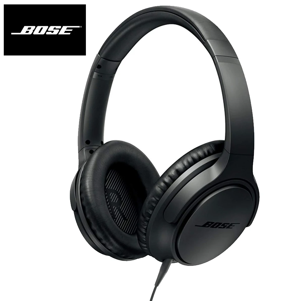 Bose SoundTrue Around ear Headphones II 3 5mm Wired Bass Headset Game Sport Earphone Inline Remote with Mic for IPod iPhone iPad