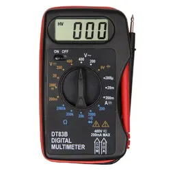Multimètre numérique de poche intégré DT83B, 1 pièce, tension AC/DC, courant moderne, testeur de résistance aux diodes 