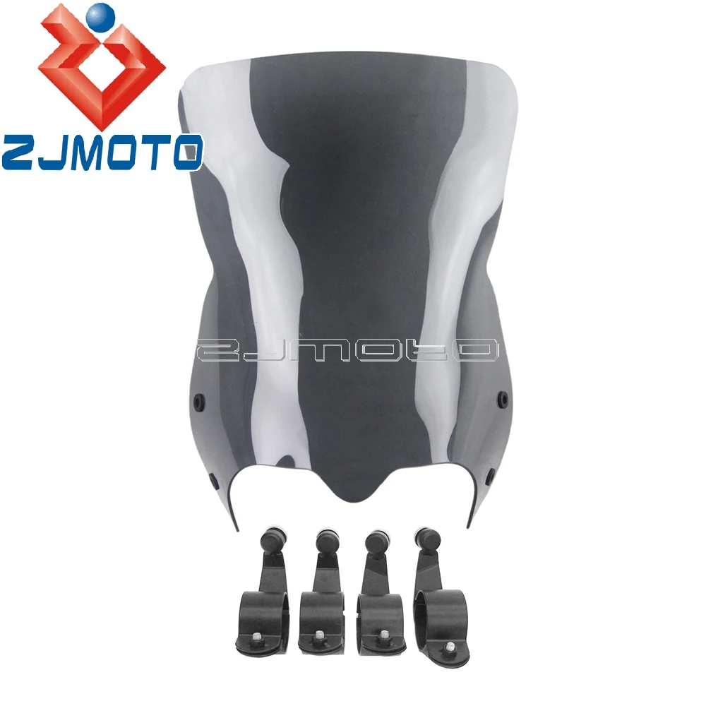 Мотоцикл чистый ветер экран лобовое стекло для Suzuki 2006- Бульвар M109R Boss M109 R2 RZ Limited M50 M90 передний ветровой экран - Цвет: Black Black