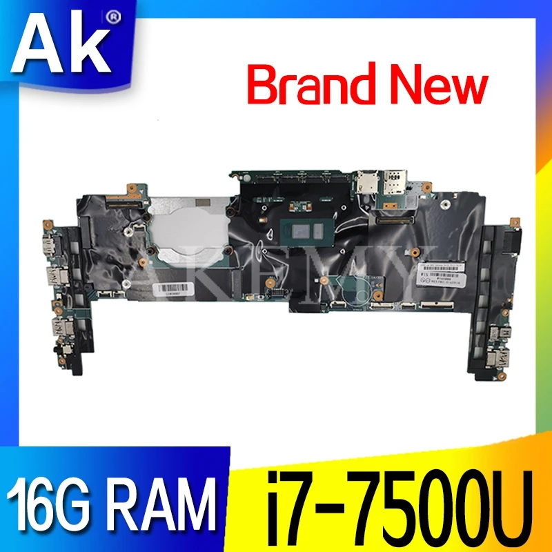 16822-1 LRV2 MB 448.0A913.0011 Mainboard For Lenovo ThinkPad Yoga X1 Laptop Motherboard i7-7500 16GB RAM 01YR149 100% Test | Компьютеры и