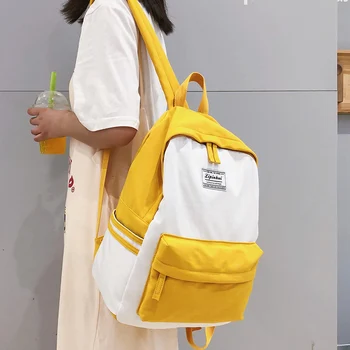 

Cute Female Student backpack Fashion women school bags for teenage girls nylon kawaii backpack waterproof ladies book bag luxury