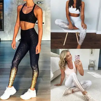 

Women High Waist Yoga Fitness Running Gym Stretchy Leggings Sport Pants Trousers