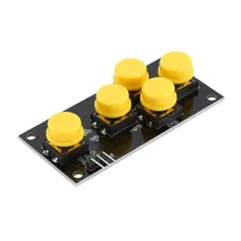 AD клавиатура имитирующий модуль игры пять основной модуль аналоговая кнопка для arduino сенсорная клавиатура плата расширения