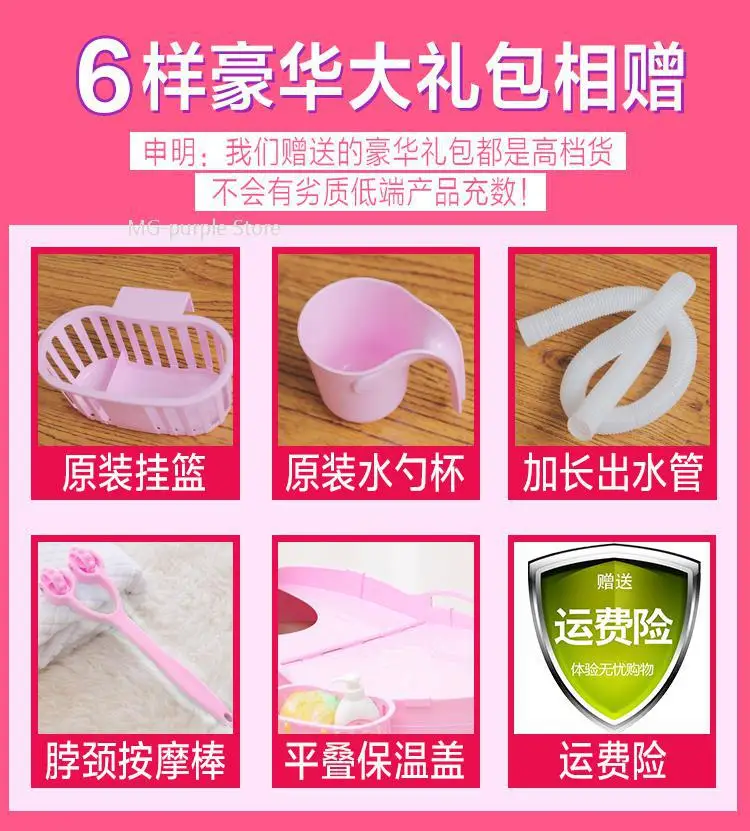 Thickened Tough Plastic Adult Bath Barrel Extra Large Bath Barrel Children Bath Half-fold Tub Bath Barrel With Lid