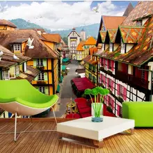 Индивидуальные большие фрески экзотическая архитектура ТВ спальня гостиная столовая обои для рабочего стола