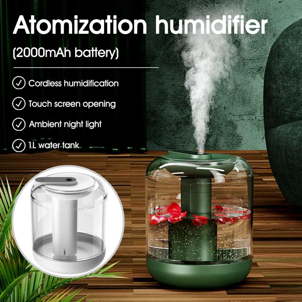 High Quality Mist Humidifier 1000ml Water Tank 2 Timer Settings Quiet Working Humidifier with Night Light Home essentials
High Quality Mist Humidifier 1000ml Water Tank 2 Timer Settings Quiet Working Humidifier with Night Light Home essentials