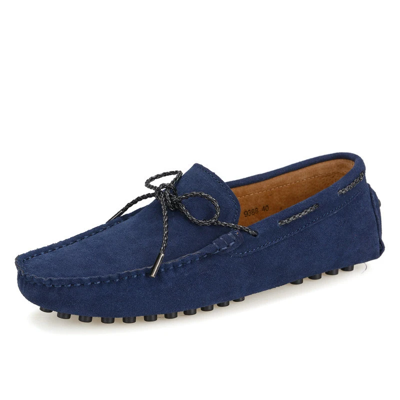 

Spring & Autumn Man Moccasin-gommino Stitching Style EU 38-44 Solid Color Adults Fashion Loafers Men Driving Doug Shoes