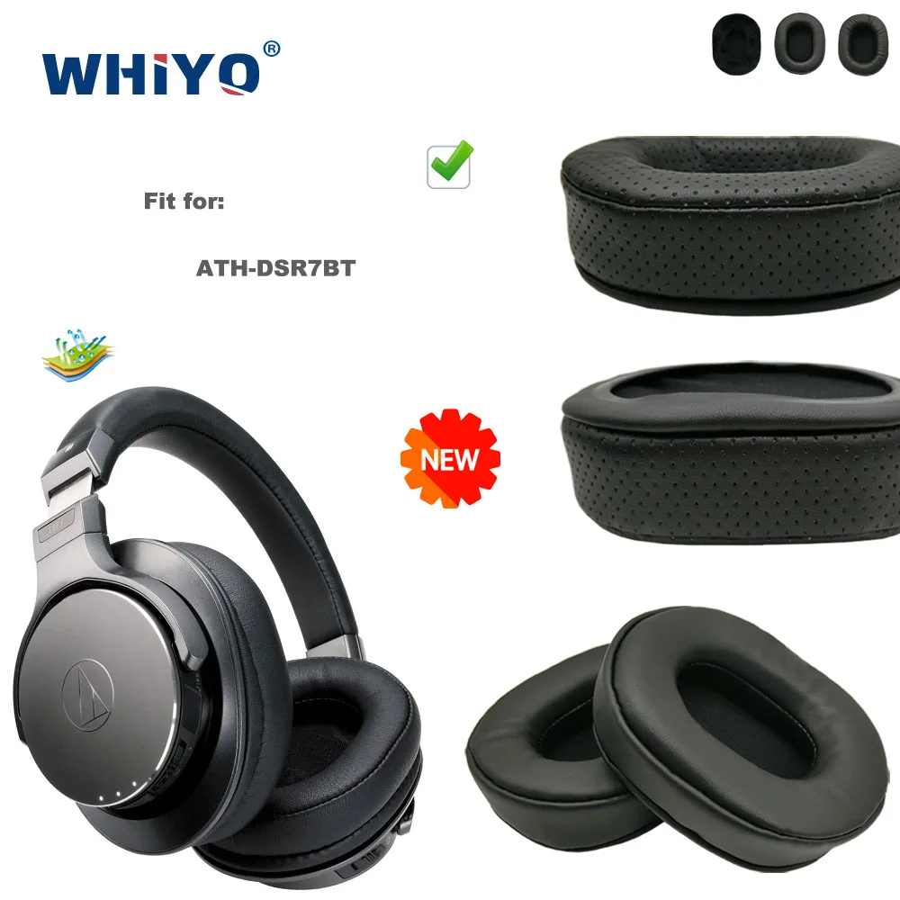 

New Upgrade Replacement Ear Pads for ATH-DSR7BT Headset Parts Leather Cushion Velvet Earmuff Earphone Sleeve Cover