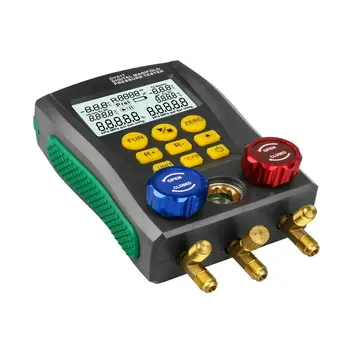 

2019 Digital Manifold Gauge Refrigeration Pressure Tester Tool HAVC 2-Way Valve CSL88