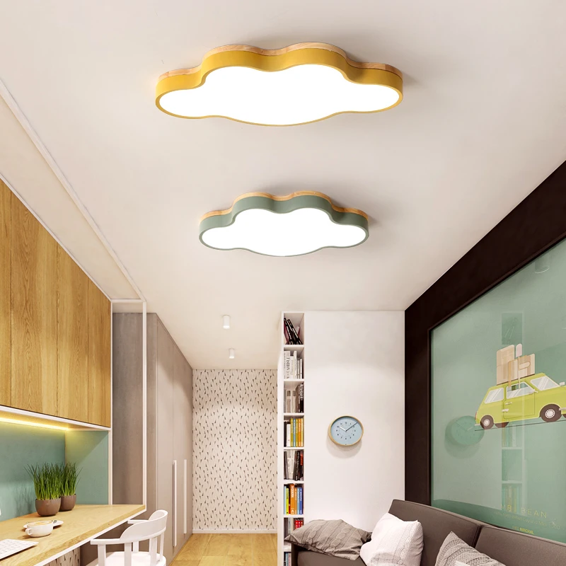

Nordic Simple Round LED Living Room Ceiling Lamp Macarons Color Bedroom Lamp Children Room Study Decoration Lamp