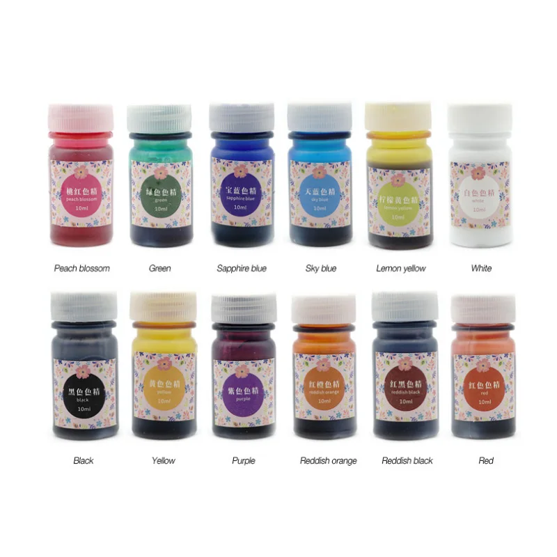

10ml High Concentration UV Resin Liquid Coloring Dye Pigment Epoxy for DIY Jewelry Making Crafts Dropshipping