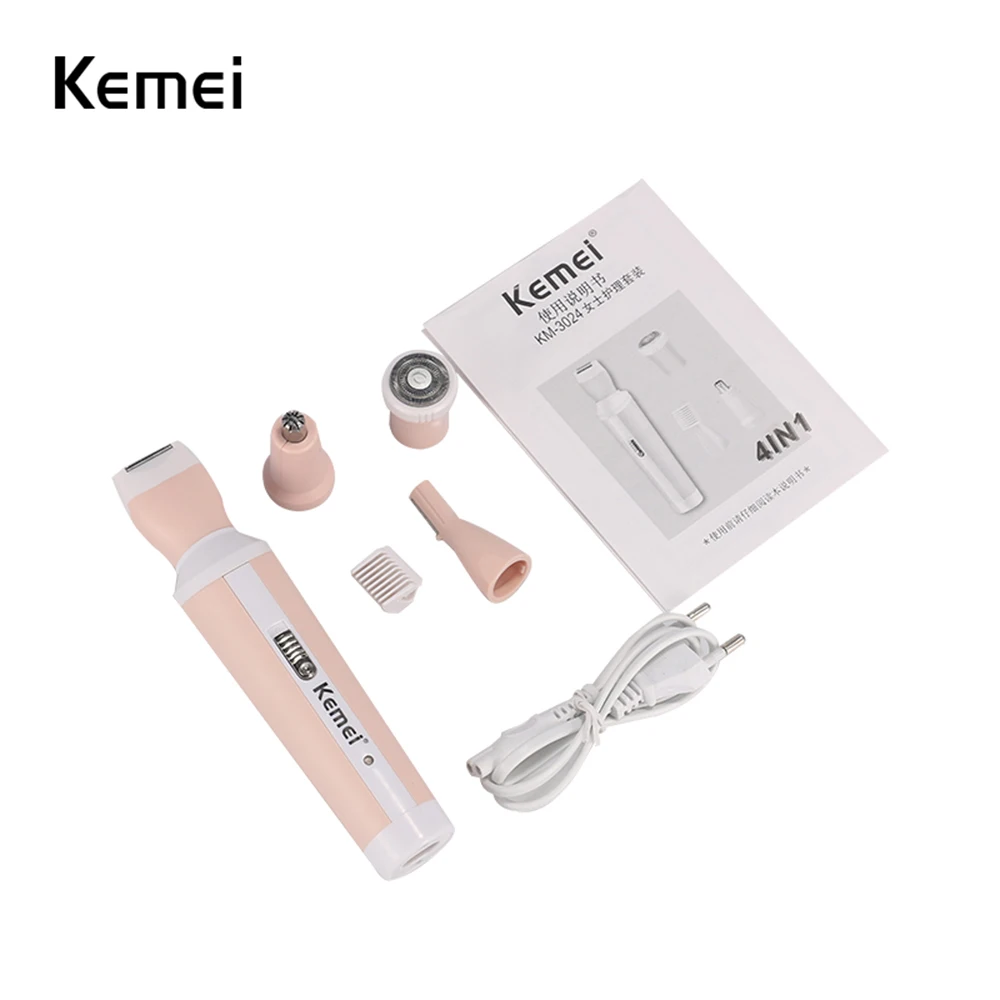 Новинка года. Машинка для стрижки волос в носу 4 в 1. Электрическая машинка для удаления волос в носу. Бритва для удаления бороды. EU Plug