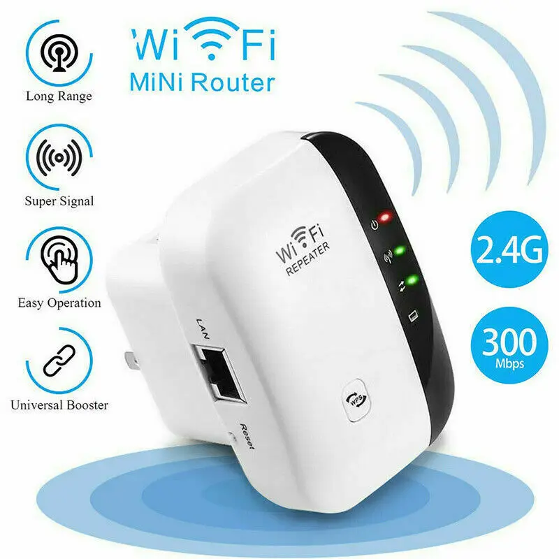 WiFi Signal Range Booster Plug & Surf Repeater