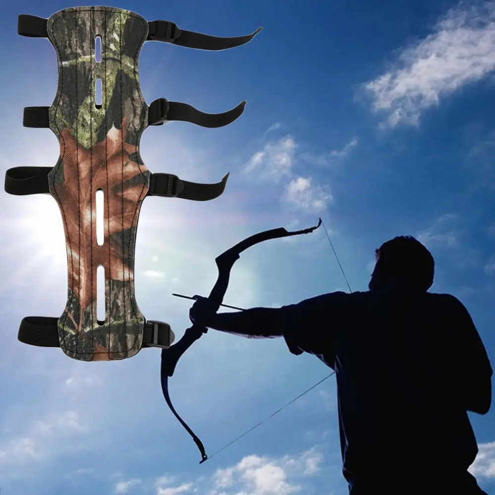 Camouflage Archer Armguard Arm Guard Protector Shooting Compound Bow