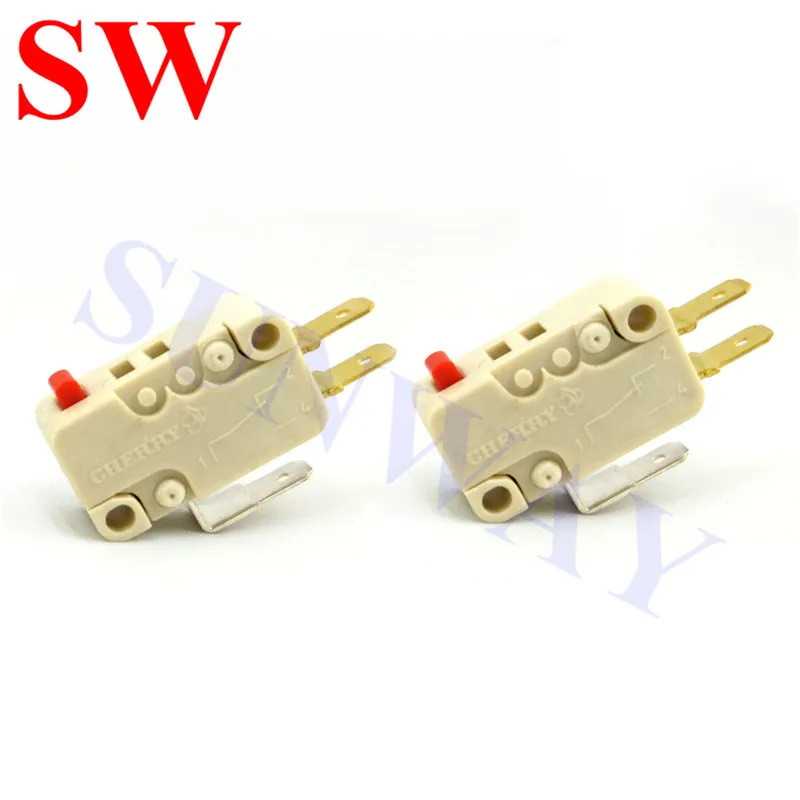Шт. 100 шт. Германия Cherry microswitch D44X микро переключатель монета для джойстика кнопка, концевой выключатель, 10A, 250VAC