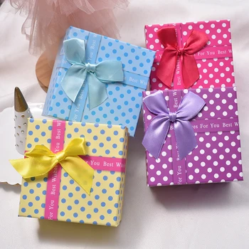 

12 Pieces Gift Box Jewellery Pendant Chain Display Case Square Storage Box