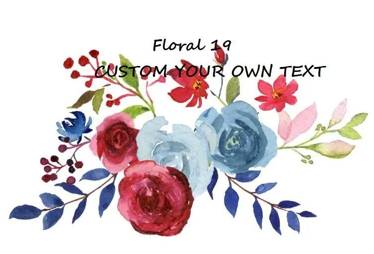 Floral 19 Изготовленная на заказ сумка для макияжа подружки невесты, косметичка с монограммой, сумка для макияжа невесты с цветочным рисунком, будет ли вы мой подарок на помолвку - Цвет: Floral 19